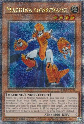 Machina Gearframe  [RA03-EN234] Quarter Century Secret Rare 1st Edition