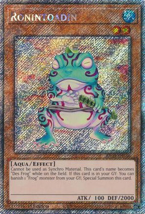 Ronintoadin  [RA03-EN236] Platinum Secret Rare 1st Edition