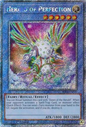 Herald of Perfection (Platinum Secret Rare)  [RA03-EN237] 1st Edition
