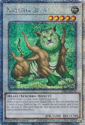 Naturia Beast  [RA03-EN238] Quarter Century Secret Rare 1st Edition