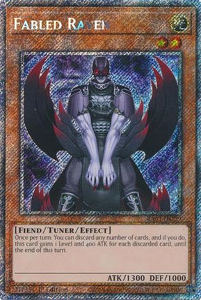 Fabled Raven  [RA03-EN239] Platinum Secret Rare 1st Edition