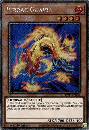 Jurrac Guaiba  [RA03-EN242] Platinum Secret Rare 1st Edition