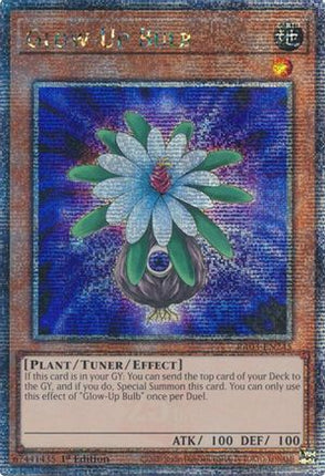 Glow-Up Bulb  [RA03-EN245] Quarter Century Secret Rare 1st Edition