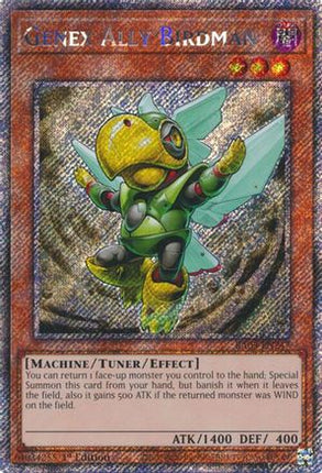 Genex Ally Birdman (Platinum Secret Rare)  [RA03-EN247] 1st Edition
