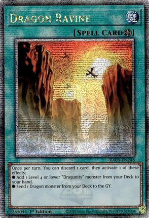 Dragon Ravine  [RA03-EN248] Quarter Century Secret Rare 1st Edition