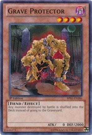 Grave Protector (Common / Short Print) [BP01-EN186] Unlimited