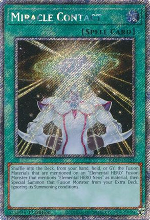 Miracle Contact  [RA03-EN253] Platinum Secret Rare 1st Edition