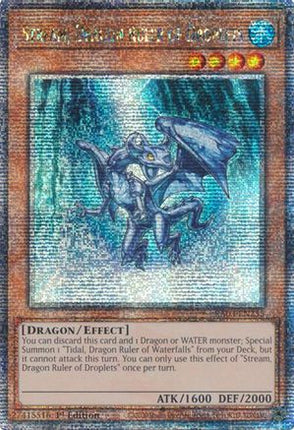Stream, Dragon Ruler of Droplets  [RA03-EN255] Quarter Century Secret Rare 1st Edition