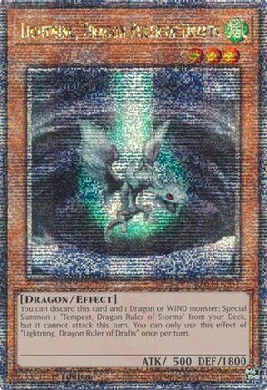Lightning, Dragon Ruler of Drafts  [RA03-EN257] Quarter Century Secret Rare 1st Edition