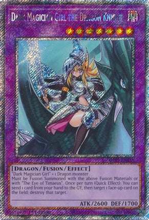 Dark Magician Girl the Dragon Knight  [RA03-EN258] Platinum Secret Rare 1st Edition