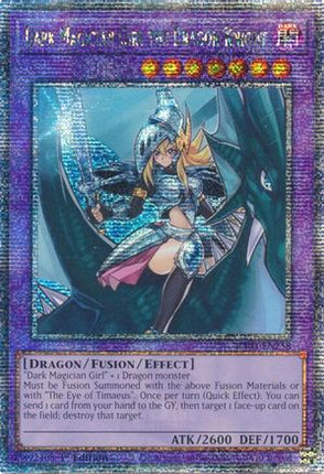 Dark Magician Girl the Dragon Knight  [RA03-EN258] Quarter Century Secret Rare 1st Edition