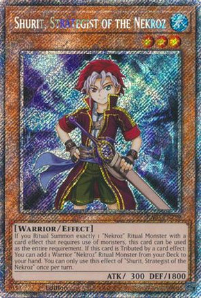 Shurit, Strategist of the Nekroz  [RA03-EN259] Platinum Secret Rare 1st Edition