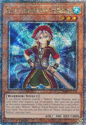 Shurit, Strategist of the Nekroz  [RA03-EN259] Quarter Century Secret Rare 1st Edition