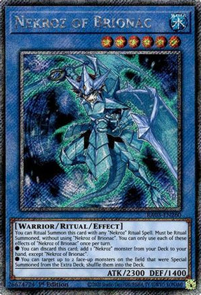 Nekroz of Brionac  [RA03-EN260] Platinum Secret Rare 1st Edition
