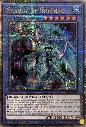 Nekroz of Brionac  [RA03-EN260] Quarter Century Secret Rare 1st Edition