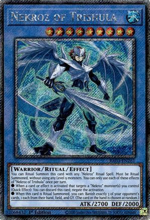 Nekroz of Trishula  [RA03-EN261] Platinum Secret Rare 1st Edition
