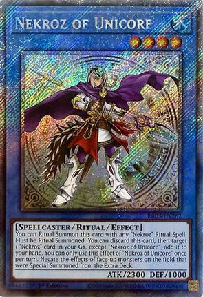 Nekroz of Unicore  [RA03-EN262] Platinum Secret Rare 1st Edition