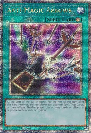 Anti-Magic Arrows  [RA03-EN264] Quarter Century Secret Rare 1st Edition