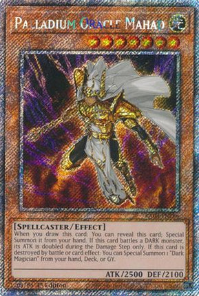 Palladium Oracle Mahad  [RA03-EN266] Platinum Secret Rare 1st Edition