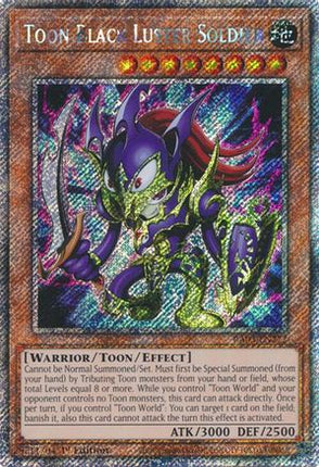 Toon Black Luster Soldier  [RA03-EN272] Platinum Secret Rare 1st Edition