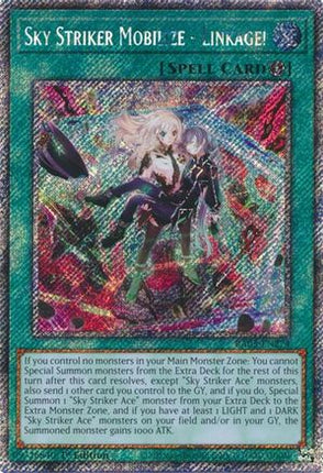 Sky Striker Mobilize - Linkage!  [RA03-EN274] Platinum Secret Rare 1st Edition