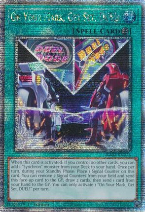 On Your Mark, Get Set, DUEL!  [RA03-EN276] Quarter Century Secret Rare 1st Edition