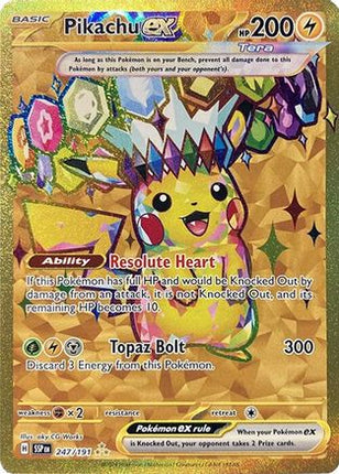 Pikachu ex - 247/191 [SV08: Surging Sparks] Holofoil