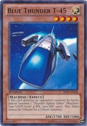 Blue Thunder T-45 (Common / Short Print) [BP01-EN198] 1st Edition