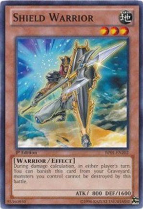 Shield Warrior (Common / Short Print) [BP01-EN202] 1st Edition