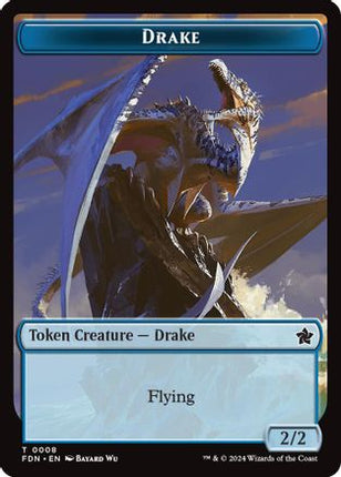 Drake // Goblin Doubled-Sided Token [Foundations]