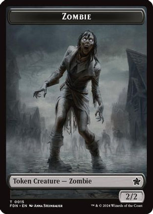 Zombie // Goblin Doubled-Sided Token [Foundations]