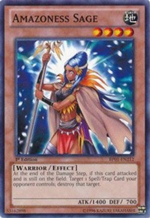 Amazoness Sage (Common / Short Print) [BP01-EN212] 1st Edition