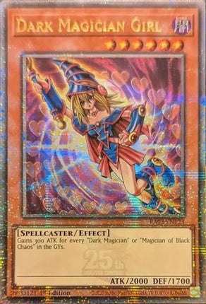 Dark Magician Girl (C) [RA03-EN123] Quarter Century Secret Rare 1st Edition