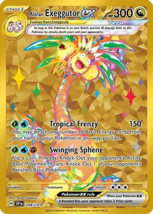 Alolan Exeggutor ex - 248/191 [SV08: Surging Sparks] Holofoil