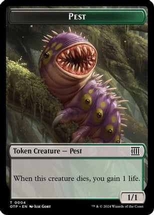 Pest // Plot Double-Sided Token [Outlaws of Thunder Junction: Breaking News]