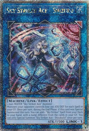 Sky Striker Ace - Shizuku (Alternate Art) [RA03-EN043] Quarter Century Secret Rare 1st Edition