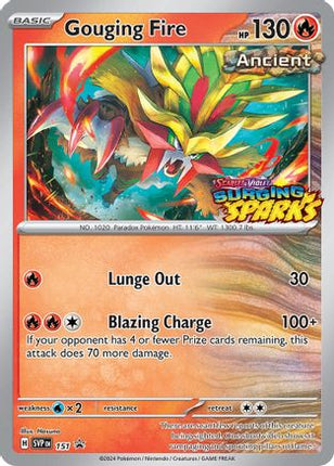 Gouging Fire - 151 - 151/null [SV: Scarlet & Violet Promo Cards] Holofoil