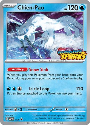 Chien-Pao - 152 - 152/null [SV: Scarlet & Violet Promo Cards] Holofoil