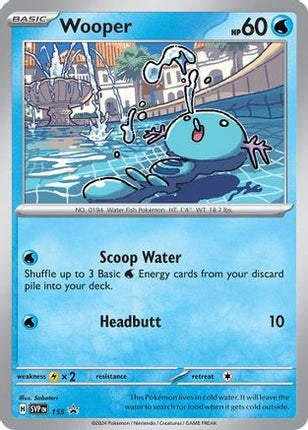 Wooper - 155 - 155/null [SV: Scarlet & Violet Promo Cards] Holofoil