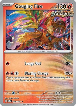 Gouging Fire - 38/191 [Deck Exclusives]