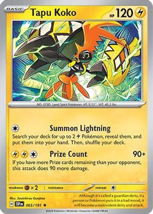 Tapu Koko (65) [Deck Exclusives]
