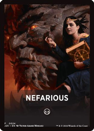 Nefarious Theme Card [Foundations Jumpstart]