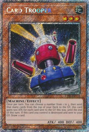 Card Trooper  [RA03-EN172] Platinum Secret Rare 1st Edition