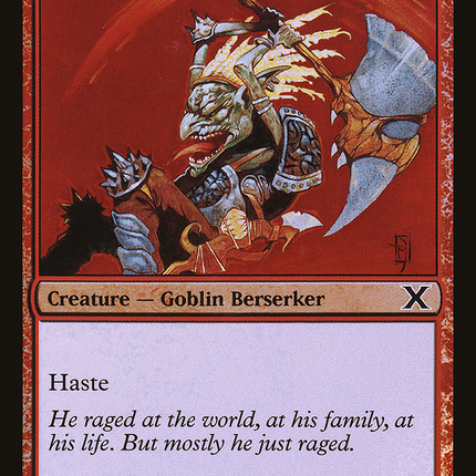 Raging Goblin [Tenth Edition] Foil