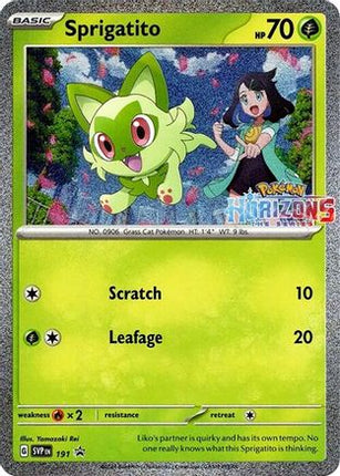 Sprigatito - 191 - 191/null [SV: Scarlet & Violet Promo Cards] Holofoil