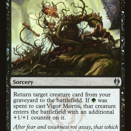 Vigor Mortis [Duel Decks: Izzet vs. Golgari] Foil