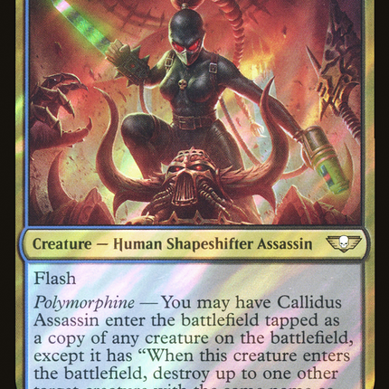 Callidus Assassin [Warhammer 40,000 Commander] Surge Foil