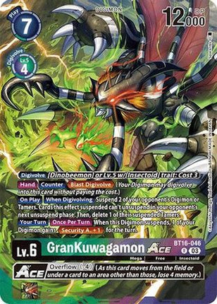 GranKuwagamon ACE (Alternate Art) [BT16-046] [Special Limited Set] Foil