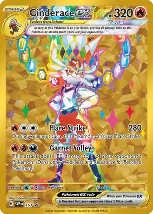 Cinderace ex - 163 - 163/null [SV: Scarlet & Violet Promo Cards] Holofoil