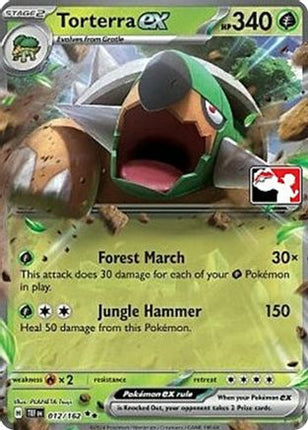 Torterra ex 012/162 - Prize Pack Series Cards Holofoil